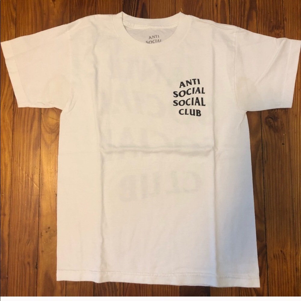 Anti social social club-standard white tee